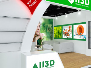 Exhibition Stall One Side Open 6X5 3D Модель
