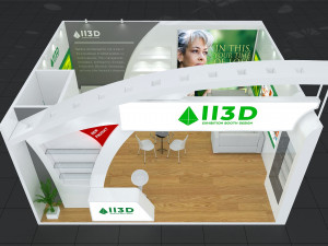 Exhibition Stall One Side Open 6X5 3D Модель