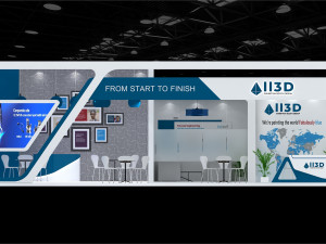 Exhibition Stall Two Side Open 11X5 3D Модель