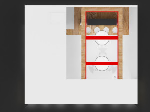 Exhibition Stall Three Side Open 8X7 Model 3D