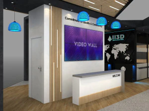 Stand Pameran Empat Sisi Terbuka 9X9 Model 3D