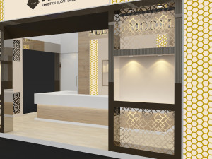 Exhibition Stall Three Side Open 6X6 Modèle 3D
