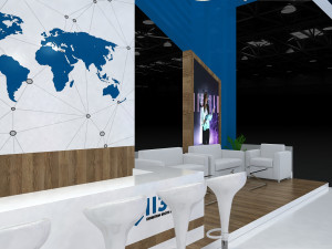 Exhibition Stall Four Side Open 7X7 Model 3D