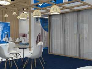 Exhibition Stall Three Side Open 16X10 Modello 3D