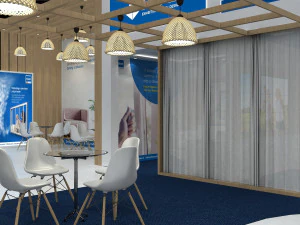 Exhibition Stall Three Side Open 16X10 3D Model