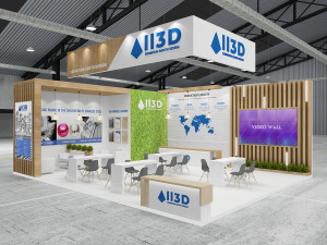 Exhibition Stall Two Side Open 8X10 Modèle 3D