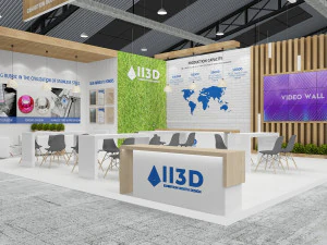 Exhibition Stall Two Side Open 8X10 3D Model