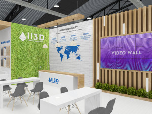 Exhibition Stall Two Side Open 8X10 Modèle 3D