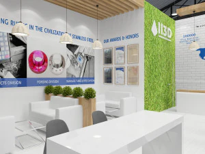 Exhibition Stall Two Side Open 8X10 3D Model
