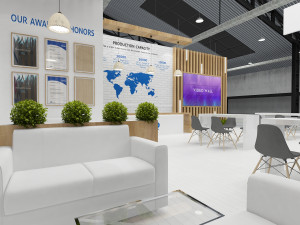 Exhibition Stall Two Side Open 8X10 Modèle 3D