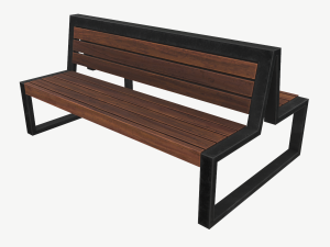 double bench Modèle 3D