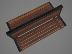 double bench 3D Model