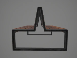 double bench 3D Model