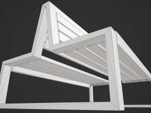 double bench 3D Model