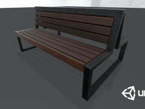 double bench 3D Model