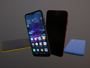 smartphone Model 3D