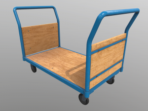 platform trolley Model 3D
