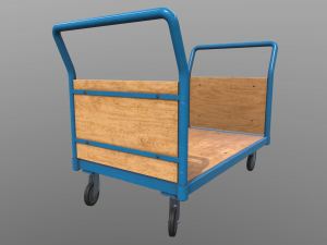 platform trolley Model 3D