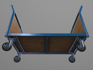platform trolley Model 3D