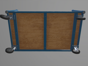 platform trolley Model 3D