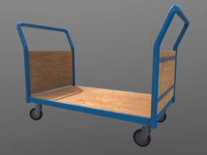 platform trolley Model 3D