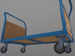 platform trolley Model 3D