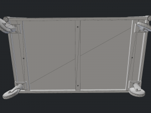 platform trolley Model 3D
