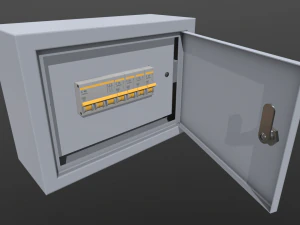 electrical fuse box 3D Model