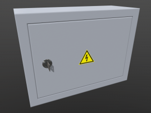 electrical fuse box 3D Model