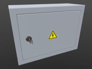 electrical fuse box 3D Model