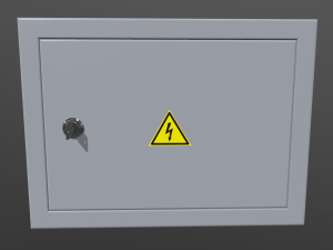 electrical fuse box 3D Model