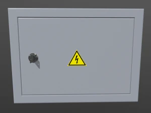 electrical fuse box 3D Model
