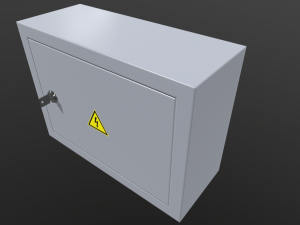 electrical fuse box 3D Model