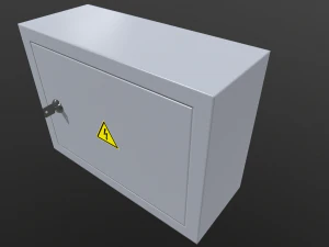 electrical fuse box 3D Model