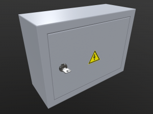 electrical fuse box 3D Model