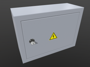 electrical fuse box 3D Model
