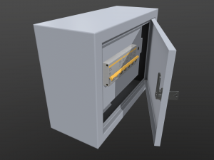 electrical fuse box 3D Model