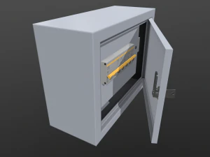 electrical fuse box 3D Model