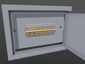 electrical fuse box 3D Model