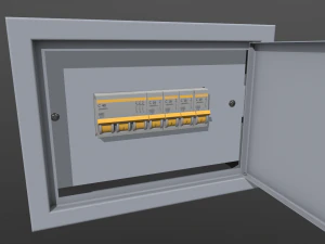 electrical fuse box 3D Model