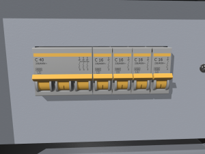 electrical fuse box 3D Model