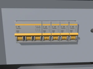 electrical fuse box 3D Model