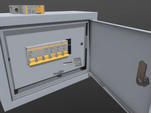 electrical fuse box 3D Model