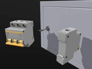 electrical fuse box 3D Model