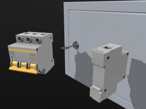 electrical fuse box 3D Model