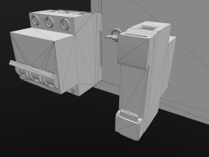 electrical fuse box 3D Model