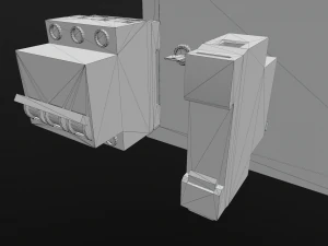electrical fuse box 3D Model
