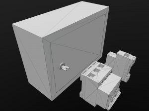 electrical fuse box 3D Model