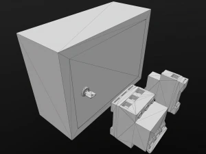 electrical fuse box 3D Model
