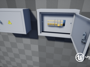 electrical fuse box 3D Model